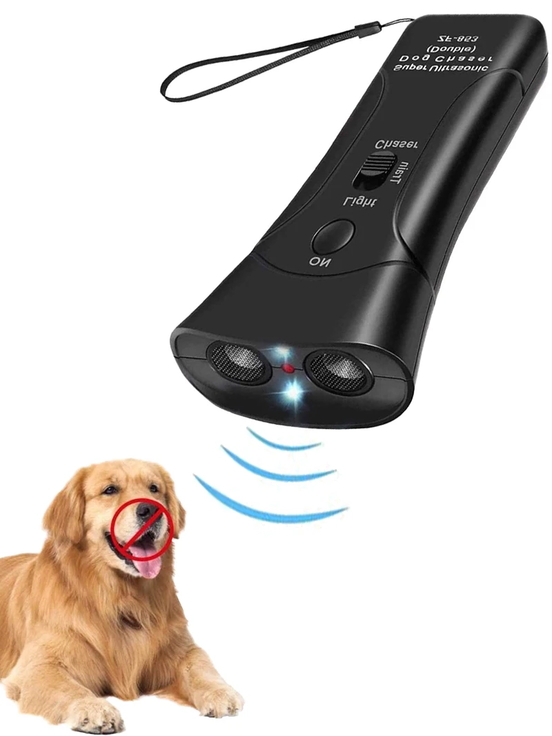 Ultrasonic Dog Trainer Device Electronic Dog Deterrent/Dog Barking Control Devices Training Tool Stop Barking Sonic Repeller