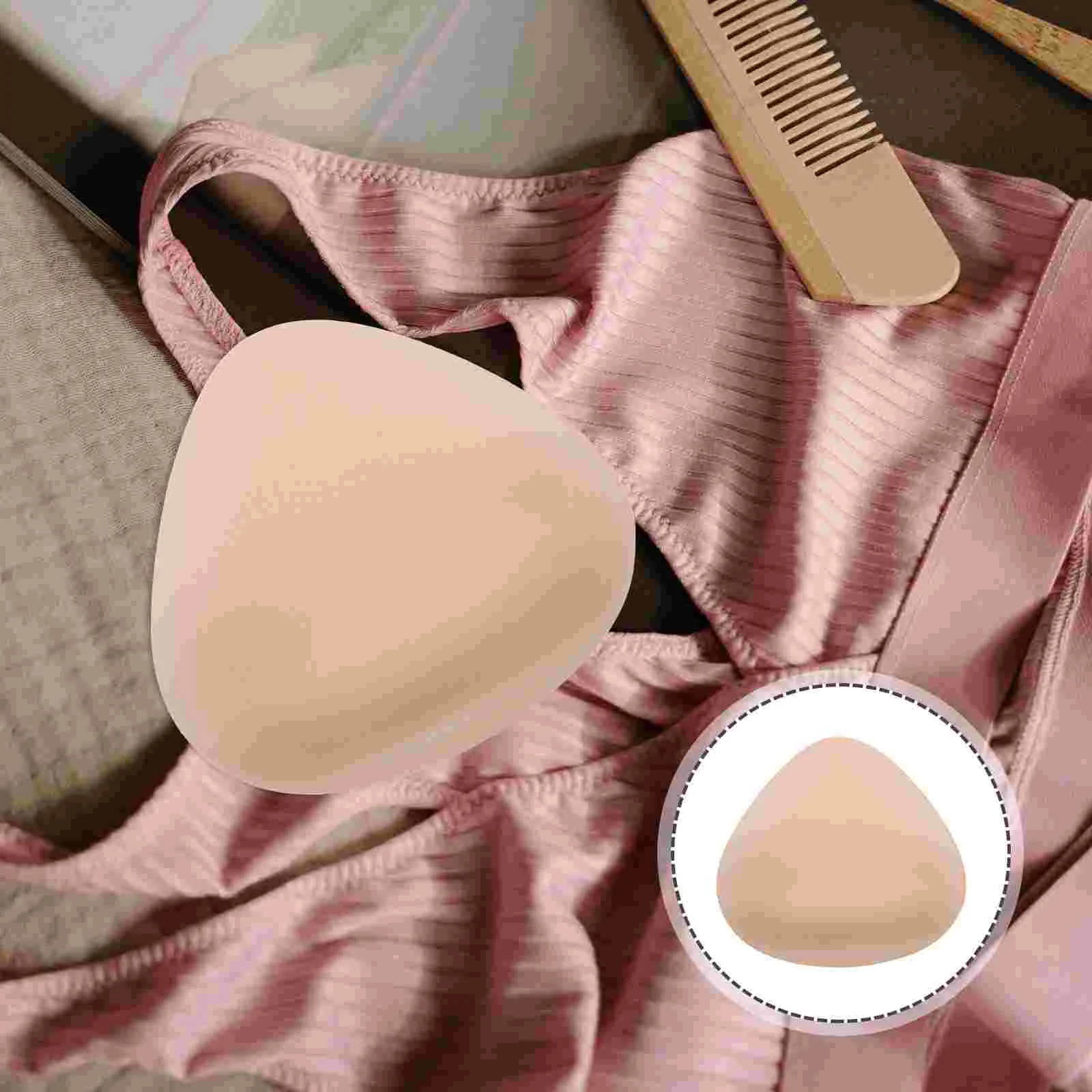 Bra pads inserts bra insert pads Removable Mastectomy Prosthesis Bra Insert Sponge Bra Pad Invisible Support Beautiful Body Shape