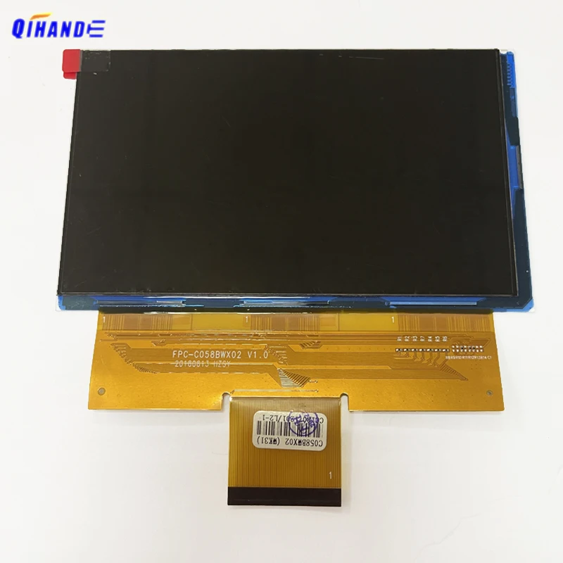 Projetor Lcd Screen Matrix Fpc-c058bwx02 V1.0 C058bwx02 Lcd Tela de Exibição Faça Você Mesmo Projeção C0588wx02 C058iwx01 V1.0 Rx058b01-f2