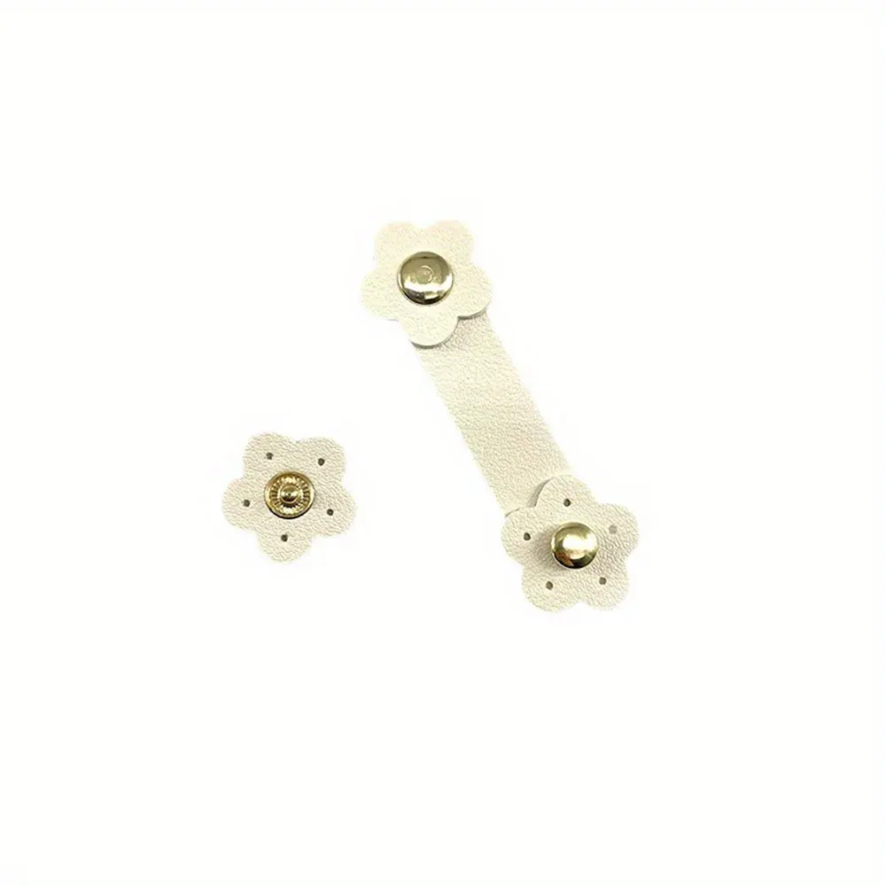 PU Leather Snap Buckles for DIY Purse Making - Stylish Tab Closure and Snap Buttons
