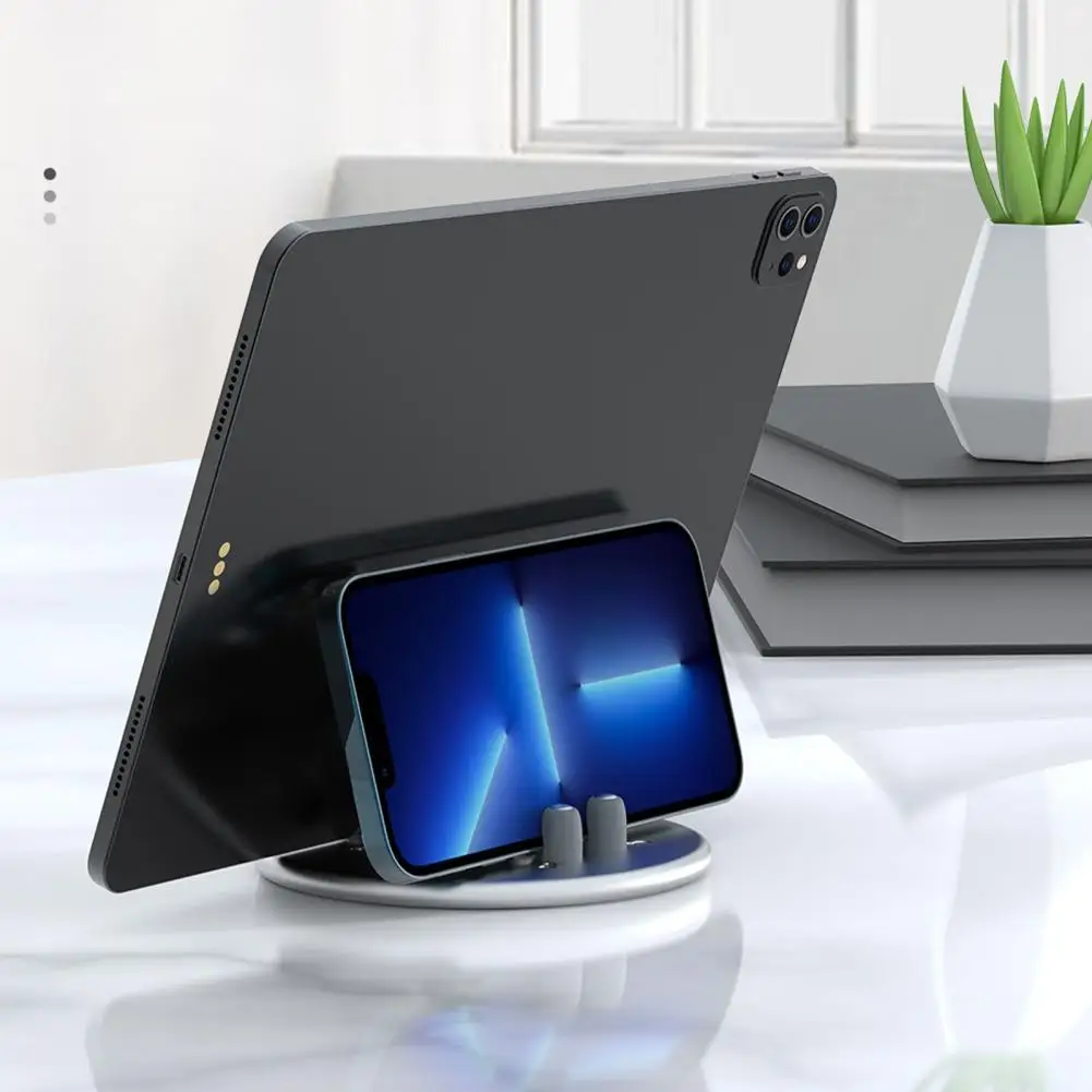 

Desktop Cable Organizer Storage Stand Vertical Adjustable Multi-cylinder Magnet Tablet Phone Disc Notebook Rack Base for Home