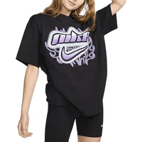 Nike officiel 2024 nouveaux vêtements de sport imprimés pour femmes respirant à manches courtes FZ1147-010 5