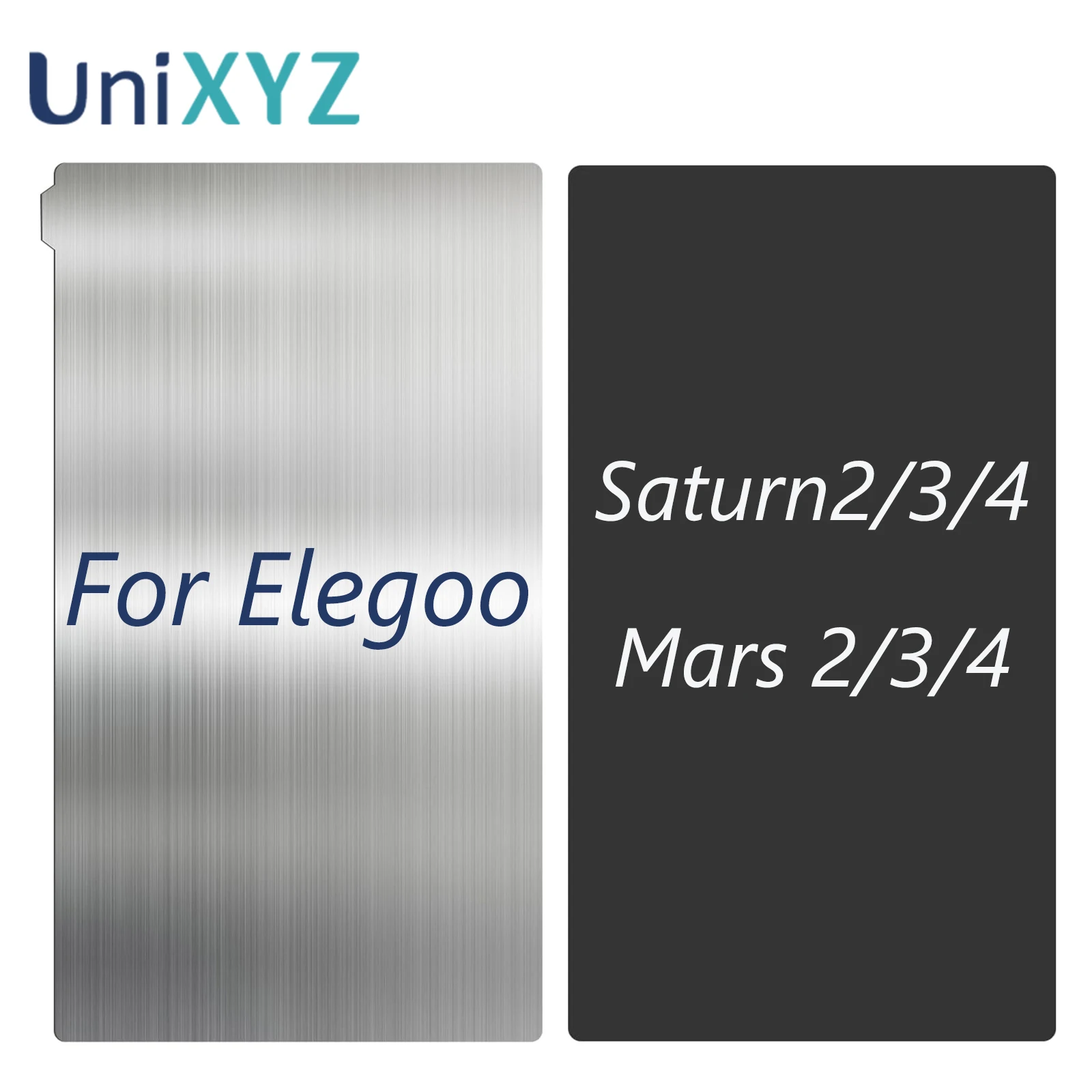Placa de Construcción Flexible de Acero para Impresoras 3D SLA/DLP, Base Magnética para Elegoo Saturn 2 3 4 Ultra Mars 2 3 4 Max Pro LCD UV