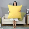 Large Soft Cushion Cover Sofa Bed Backrest Pillowcase Solid Color Huge Pillow Case Protector Washable 80CM 1