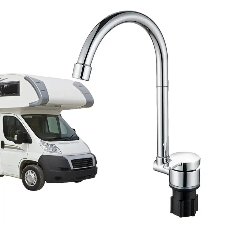 

Camper Faucet Space Saving Brass Constructed Water Tap Foldable Faucet Kitchen Sink Faucets For Campervans Caravans Boathouses