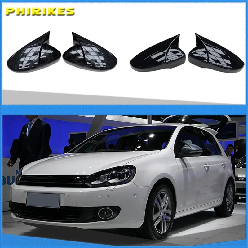 

Боковые Крышки для зеркала заднего вида для Volkswagen, для VW Golf 6 GTI MK6 2009-2014, крышка для зеркала двери, крыла, отделка, отделка, держатель