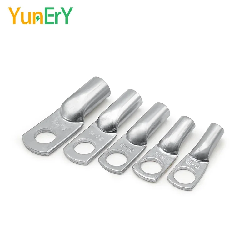 Conector de Fio de Cobre Elétrico Lug Terminal Crimp jg Marinha Jg50 Jg70 Jg95 Jg120 50120 Mm2 10 Pcs