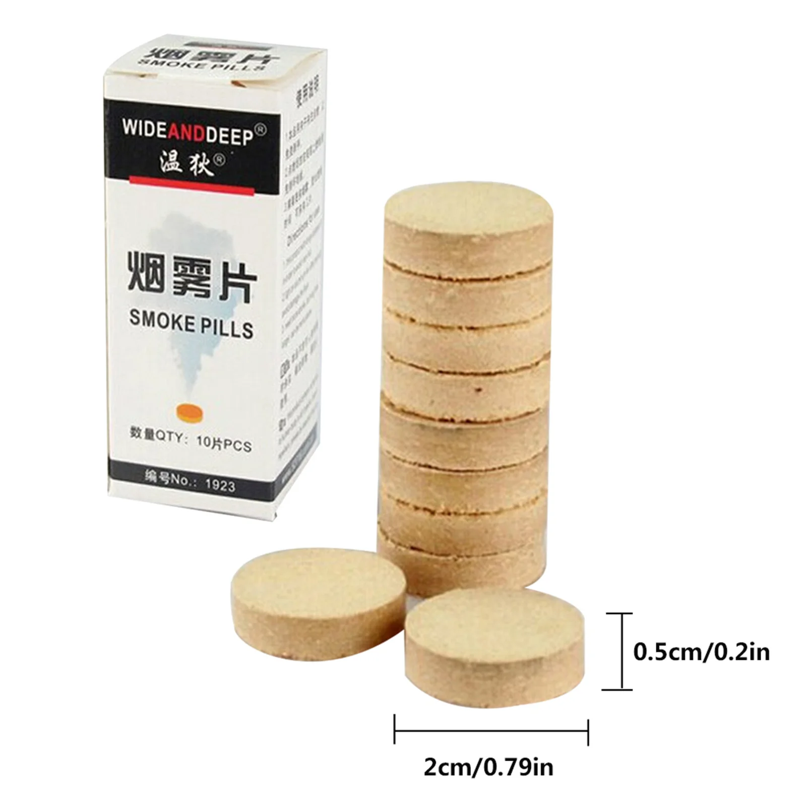 White Smoke Pills Halloween Props Combustion Smog Cake Effect Smoke Bomb Pills Portable Photography Auxiliary Prop halloween smoke bomb pills