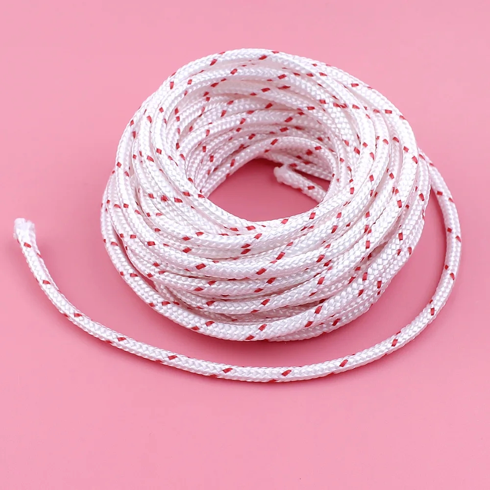 3 Millimetri X 5000 Millimetri Fune Di Avviamento Per Husqvarna 50 51 55 136 137 141 142 268 272 340 345 346Xp 350 365 Motosega Pezzi Di Ricambio Бенз