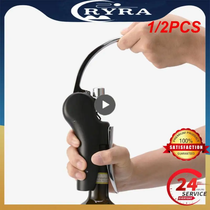 

1/2 шт. набор инструментов для вина, портативный штопор, штопор для вина, набор для поднятия пробковой дрели, рычаг для бара, нож для фольги, кухонные аксессуары