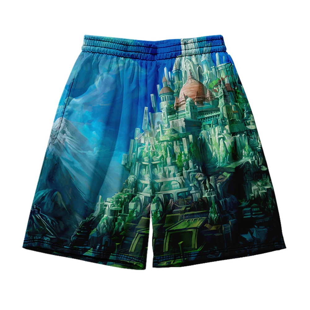 

Beach Shorts Men's and women's clothing 3D digital printing casual shorts Fashion trend couple Pants 17
