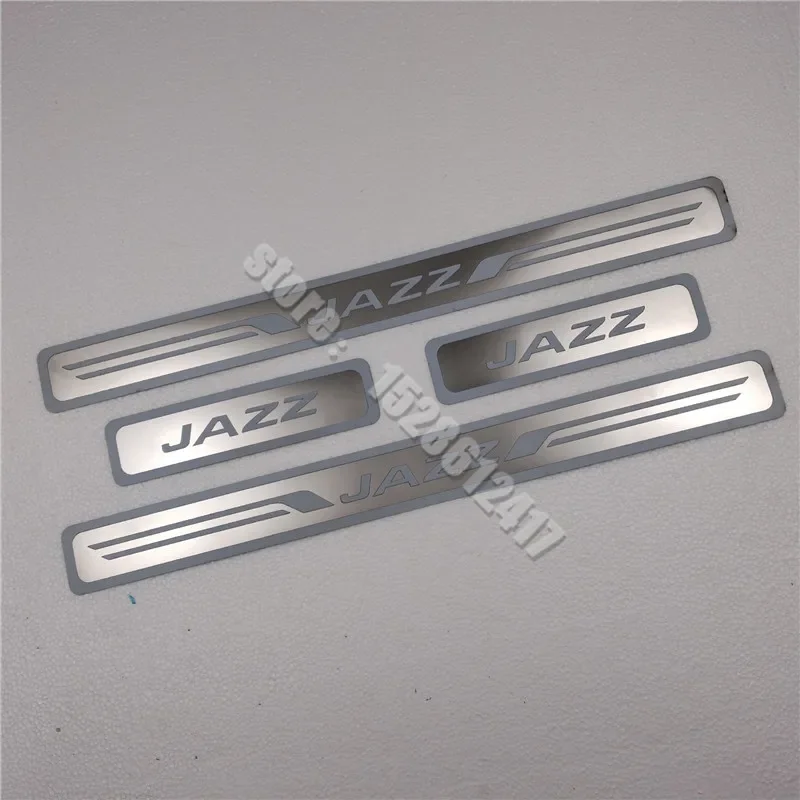 

For Honda JAZZ 2020-2022 Stainless Steel Door Sill Scuff Plate/car door sills stickers Welcome Pedal Auto Styling Accessories
