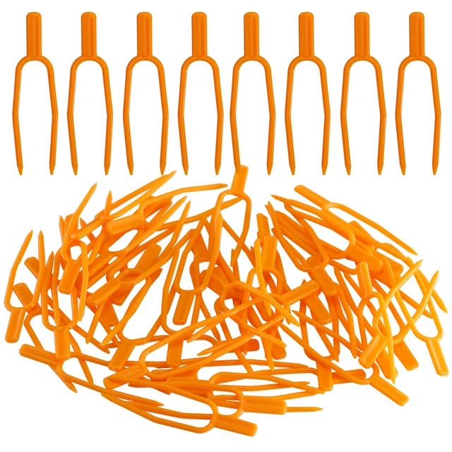 50 Darabos Növényi Szár Sztolon Fixátor 55 Mm 65 -Es Kerti Eper Ültetési Villa Görögdinnye Rögzítő Rögzítőelemek Klipgyár Tartó