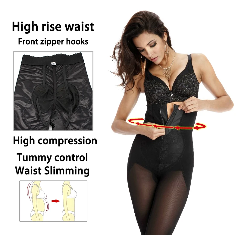 High Waisted Leggings Women Buttery Soft Tummy Control Waist Trainer  Powernet Fajas Colombianas Post Surgery Compression Bbl - Shapers -  AliExpress