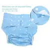Washable Adult Pocket Nappy Cover Adjustable Reusable Diaper Adult Diaper Pants Old People Incontinence Pants Underwear 4