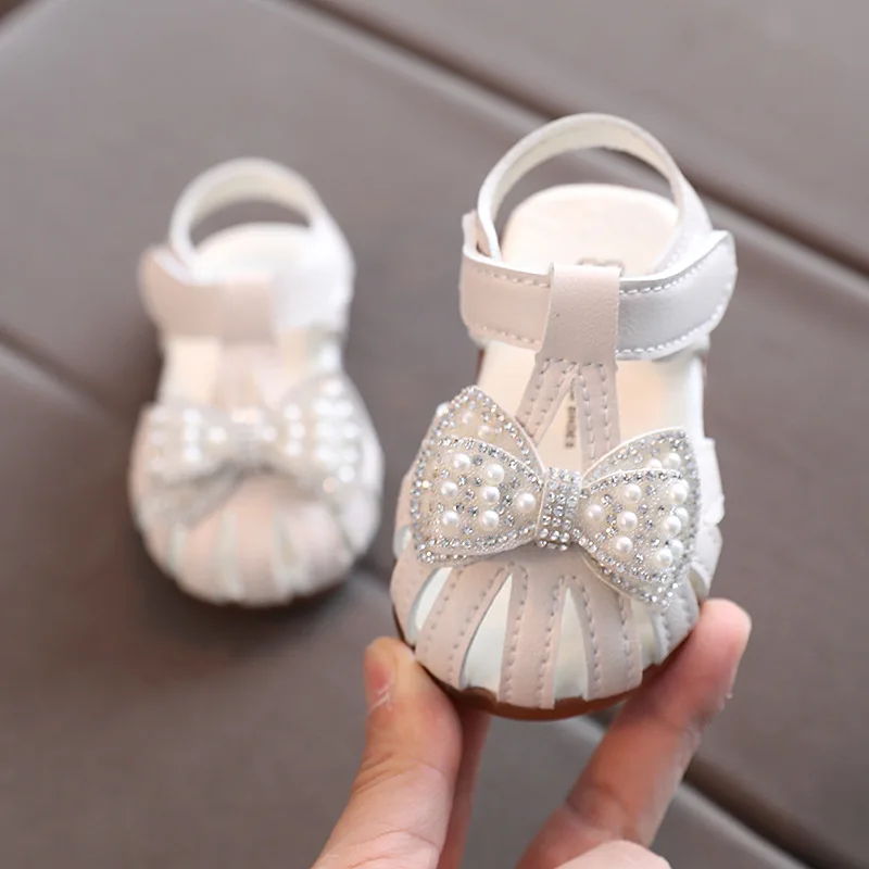 Kids Sandals Baby Sandals Summer Baby Girl Soft Bottom Bow
