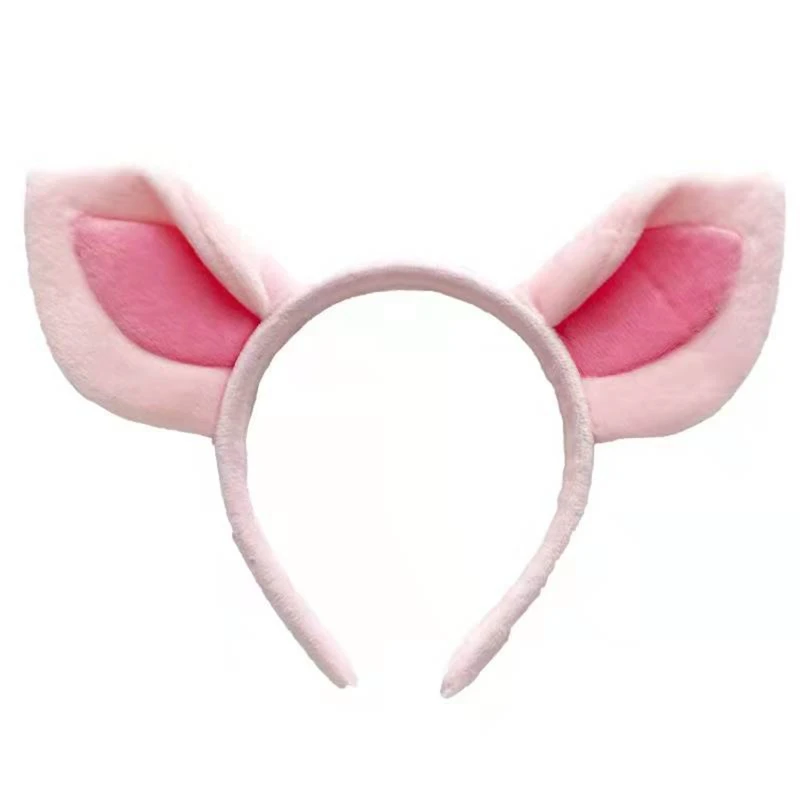 

Women Little Pig Ear Headband Girl Makeup Hairband Xmas Birthday Hair Decor N7YF
