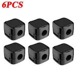 Magnetic Cable Clip & Cord Organizer for Home and Office Desk Management (6PCS Black)