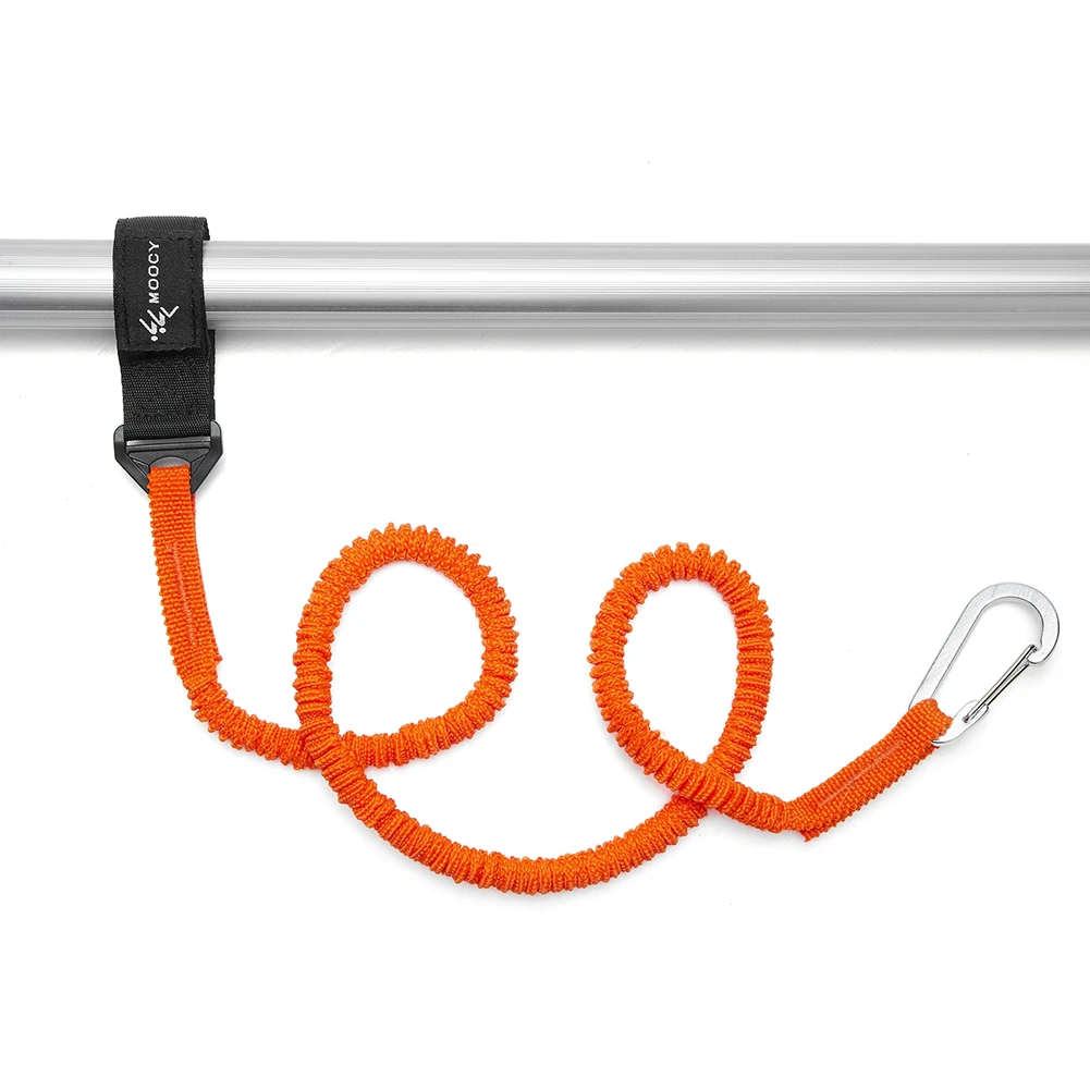 1PC Elastic Kayak Paddle Leash Adjustable Kayak Rod Lanyard With Safety