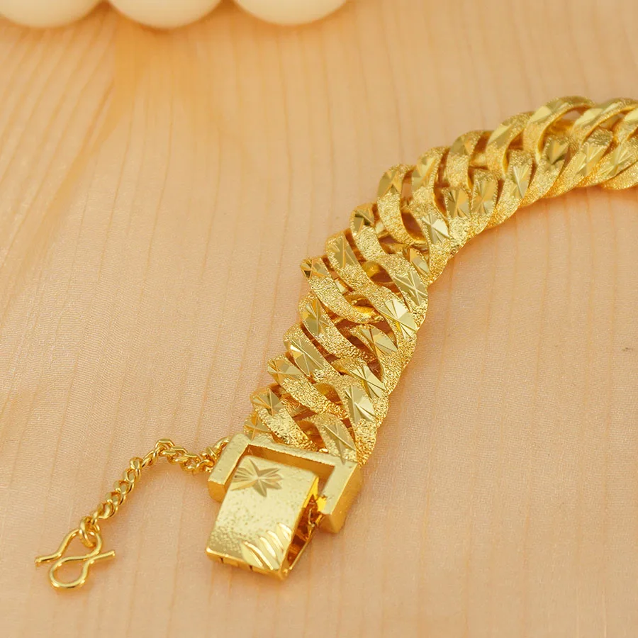 1 قطعة السيدات الموضة 24K مطلية بالذهب الهيب هوب س...