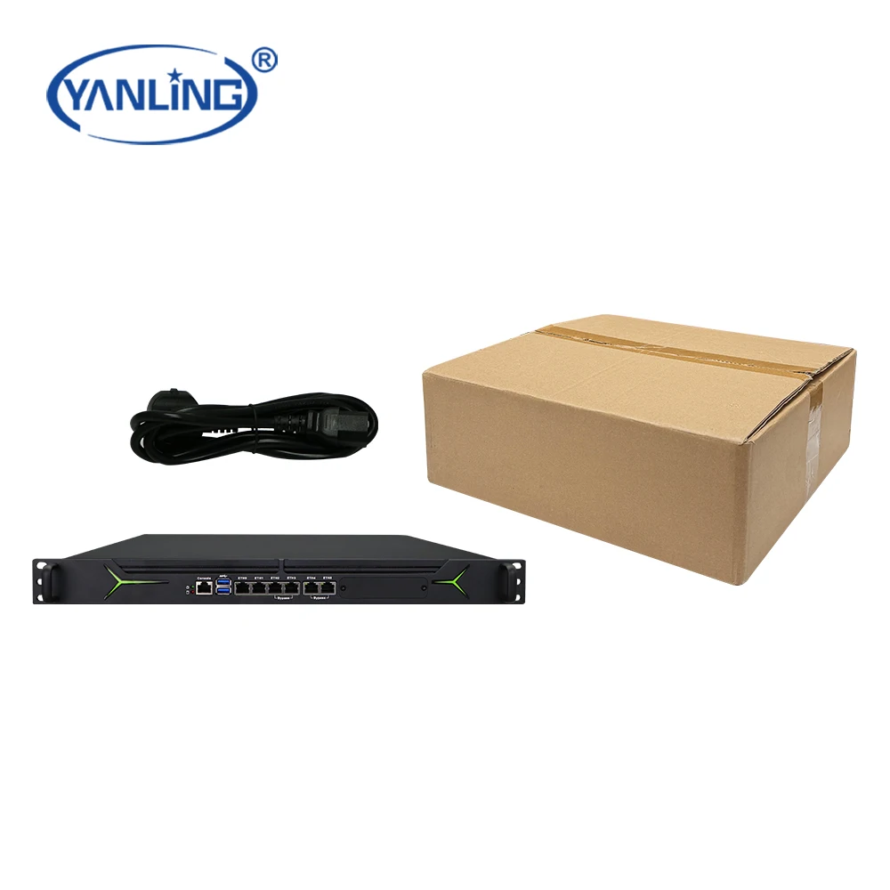 OEM 전신제조사 알더레이크 I5 12400 프로세서 Pfsense 미니 방화벽 서버 6개의 I210AT 1000M LAN 포트 탑재 저가 판매