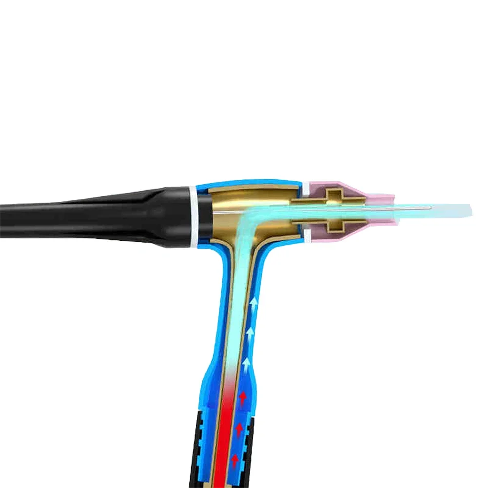 7pcs Gas Nozzle Torch Cap Kit 200A TIG Welding WP-17V Lift 4m Cable Length Φ2mm Φ2.4mm Sleeve Tool 6