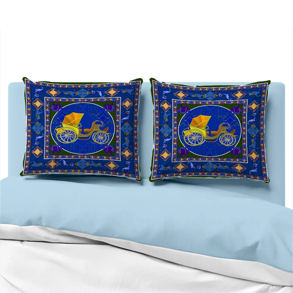 

Luxury Pillow cover for sofa Decorative pillow case Bedding Pillowcase Pillowcovers 50x70 50x75 50x80 horse car