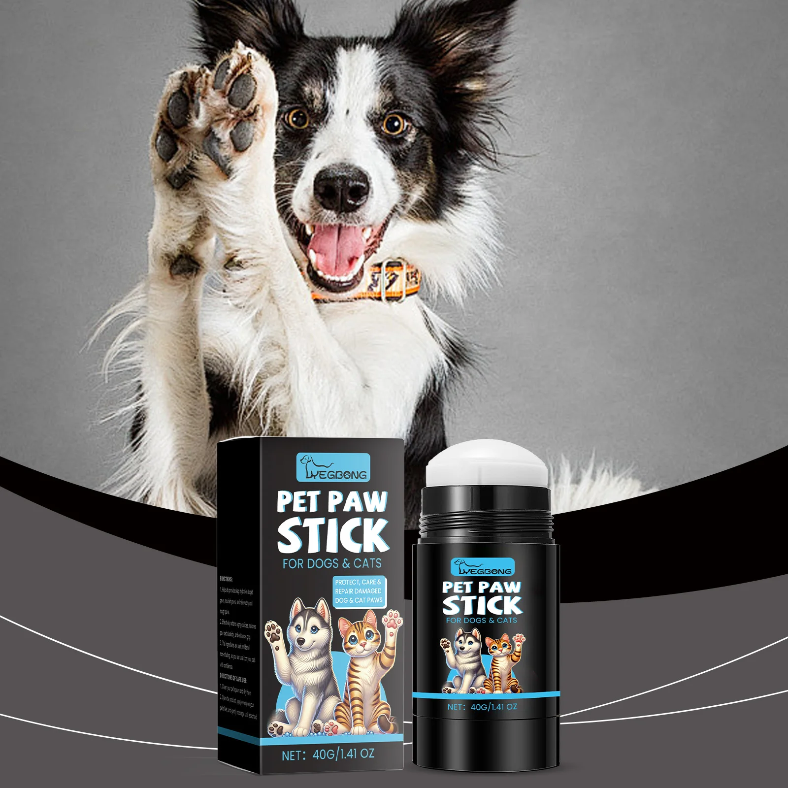 Pet Paw Balm Helps Soothe Protect Dry Cracked Noses Paws With Natural Dog Paw Oil Moisturizing Protectant Pet Care
