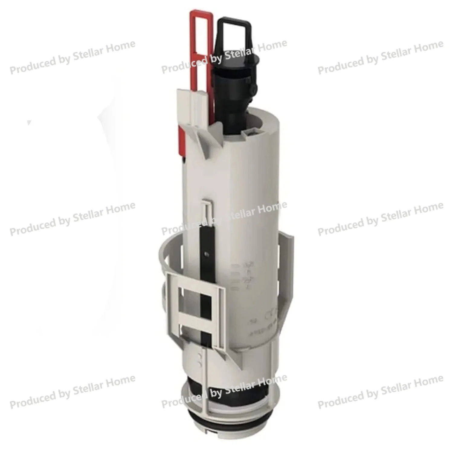 Valvola di scarico WC compatibile per kit serbatoio standard TECE 9820223 A2 con sede valvola/set acceleratore/palanca attuatore