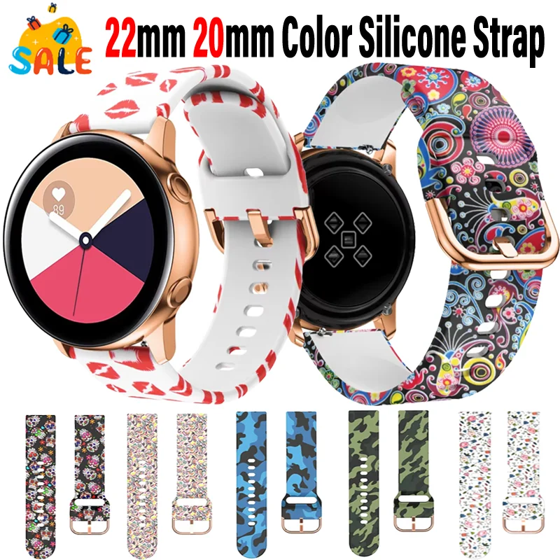 Vibrant Silicone Watch Strap - Soft, Adjustable Band