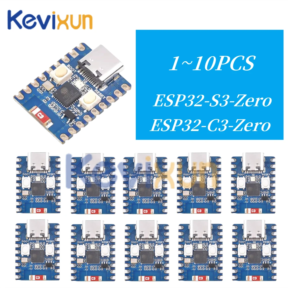 1-10pcs-ESP32-C3-Zero-ESP32-S3-Zero-Mini-Development-Board-WiFi ...