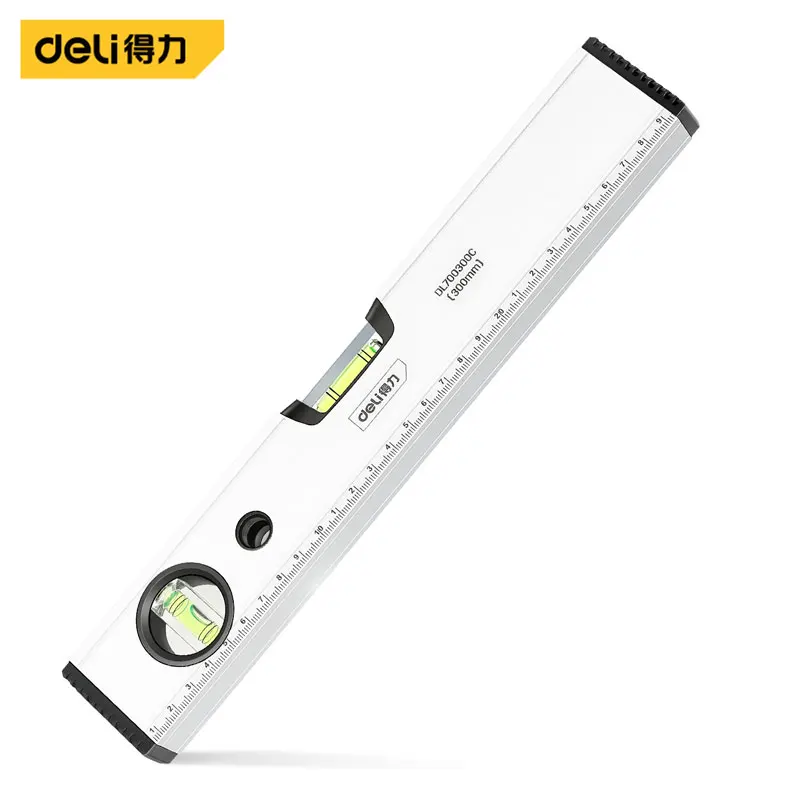 Description Picture 3 of itemDeli Tools 1Pcs High Precision Spirit Level Measuring Instruments Bubble Level Aluminum Alloy Horizontal Ruler Balance Ruler