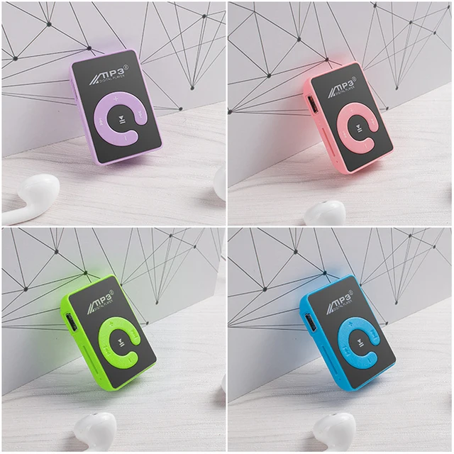 MP3 Player Portable Mini Clip USB Music Media Walkman Support Micro SD TF Card Fashion Hifi MP3 Players For Outdoor Sports 1