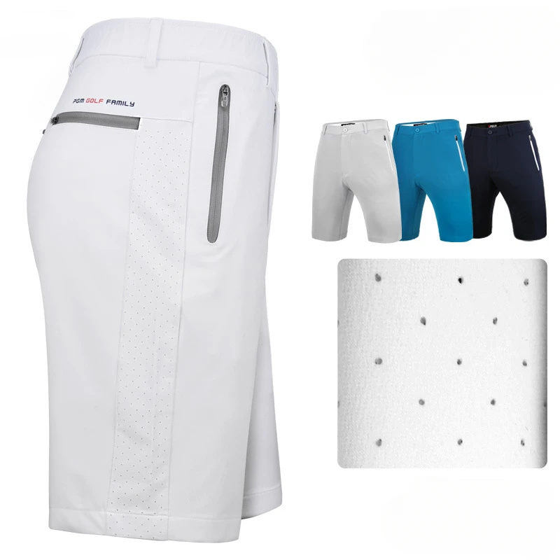 PGM Men's Golf Shorts Summer Breathable Man High Elastic Fit-drying Short Pants Comfortable Golf Clothing XXS-XXXL KUZ057