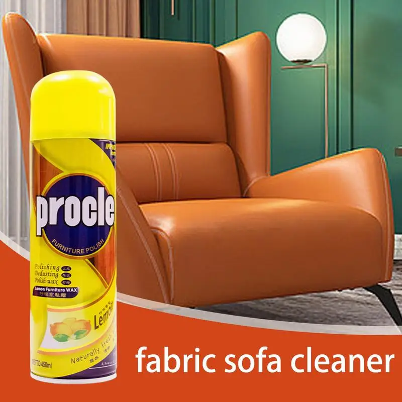Car Interior Cleaner Spray Stains Remover For Leather Fabric Part Seat Dashboard Waterless Washing Car Detailing