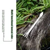 1Pc Stainless Steel Root Rake Bonsai Potted Plants 3-Prong Loosen Soil Tool Handheld Rustproof Rake Home Gardening Tool 21cm 2