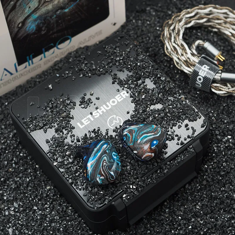 LETSHUOER X GIZAUDIO  ̾  ̾, IEM 10mm ̳ ̹,  2389 BA  ̺긮 