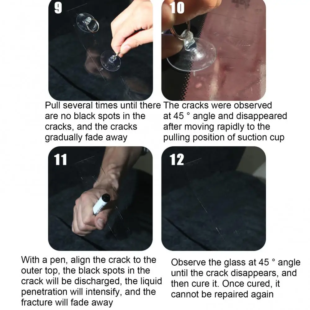 

Windshield Repair Fluid Vehicle Window Screen Glass Scratch Crack Car Tool Kit