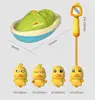 Children's Showerhead Shower Toy Little Yellow Duck Electric Rotating Showerhead Water Spray Baby Shower Toy 4