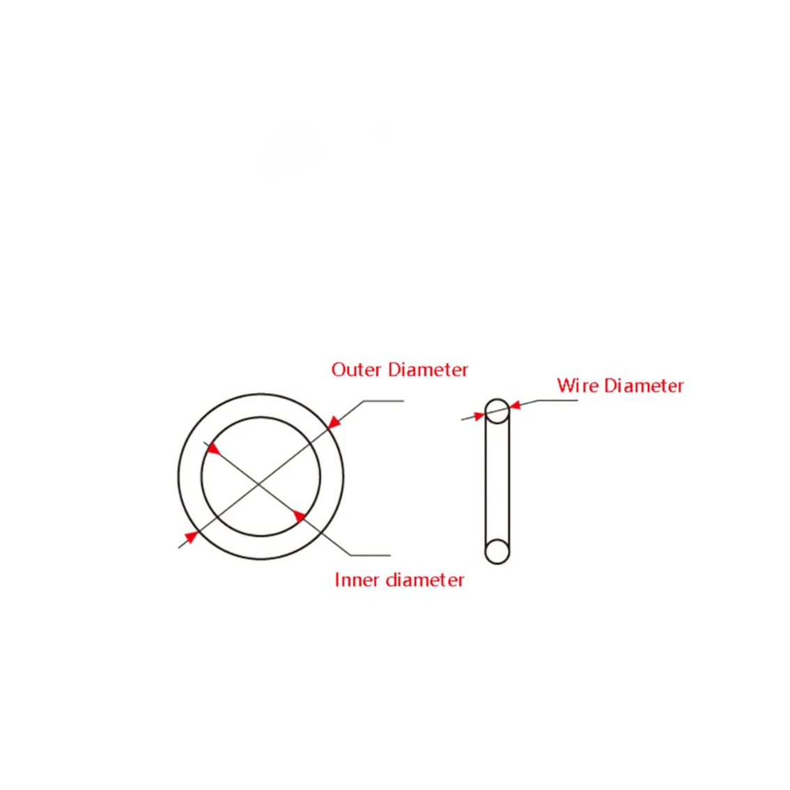 100Pcs CS 1.5mm β Ǹ  O-  OD 4  27mm /  O   Ŷ