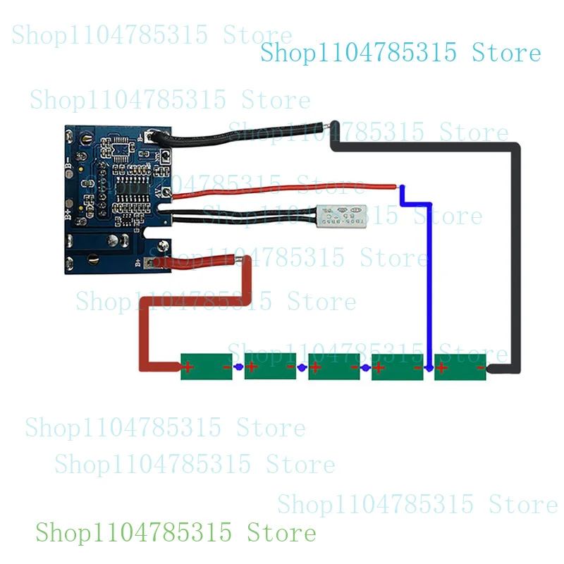 Makita 18V BL1830 BL1815용 리튬 배터리 보호 보드 PCB 회로 기판
