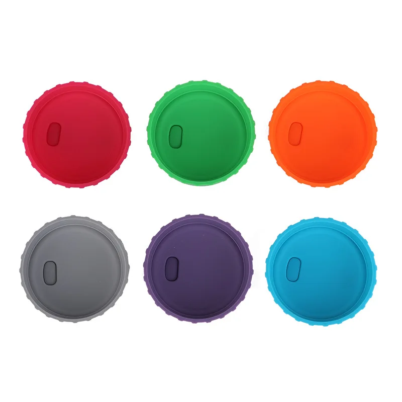 Soda Can Lid Silicone Reusable Stopper Fits Standard Cans For Soda Beer Drinks Juice Coke Beverage