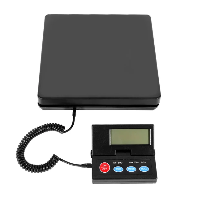 Bilancia elettronica Capacità 50 kg Display digitale ad alta precisione Nero 1