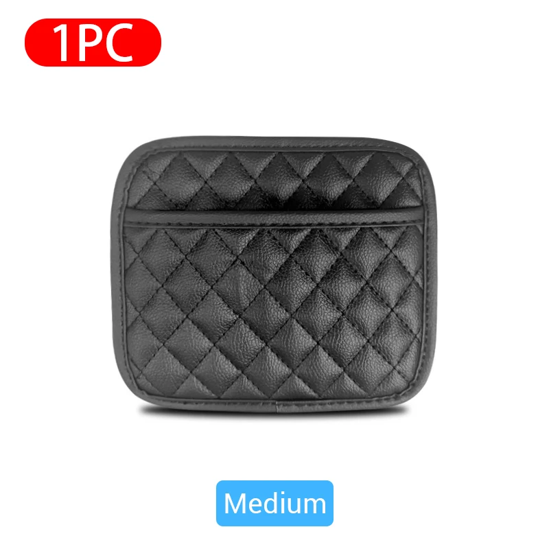 PU Leather Car Storage Pocket Universal Organizer Bag Seat Back/Door/Center  Console Storage Box for Small Stuff Stowing Tidying - AliExpress