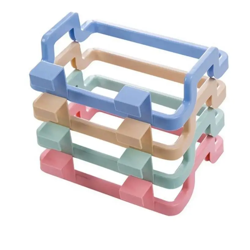 1 Pcs Garbage Bag Holder Kitchen Cabinet Door Hanging Plastic Cloth Holder Home Storage Plastic Garbage Bag Holder