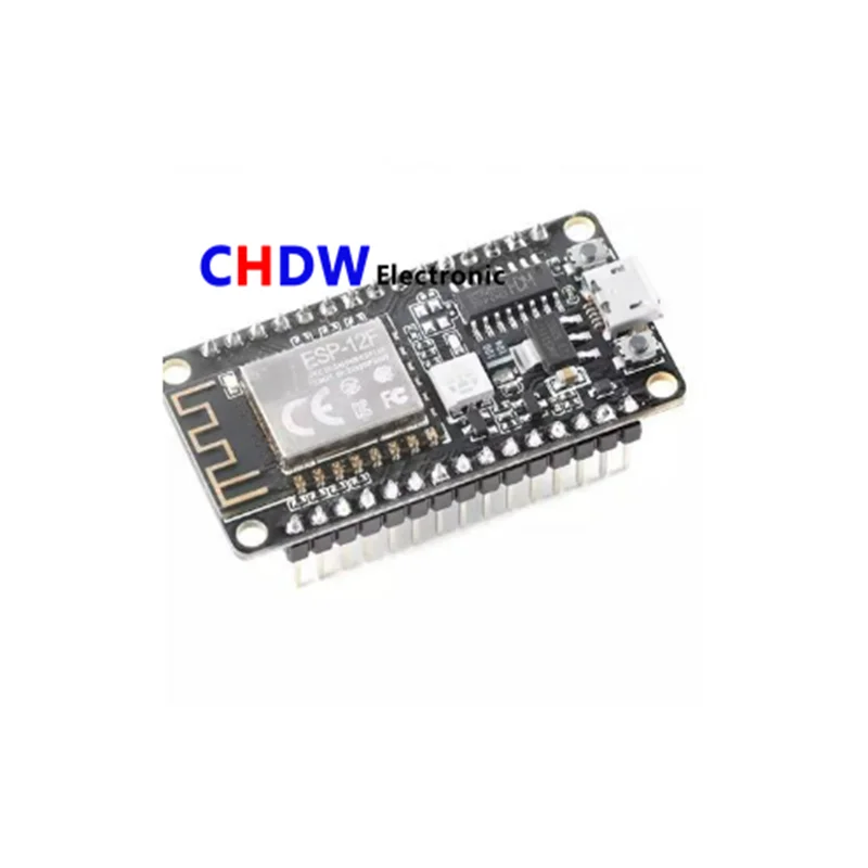 Node MCU-12F (CH340) 개발 보드용 ESP8266 메인 컨트롤 WiFi 테스트 모듈 AT 펌웨어 시리얼 포트