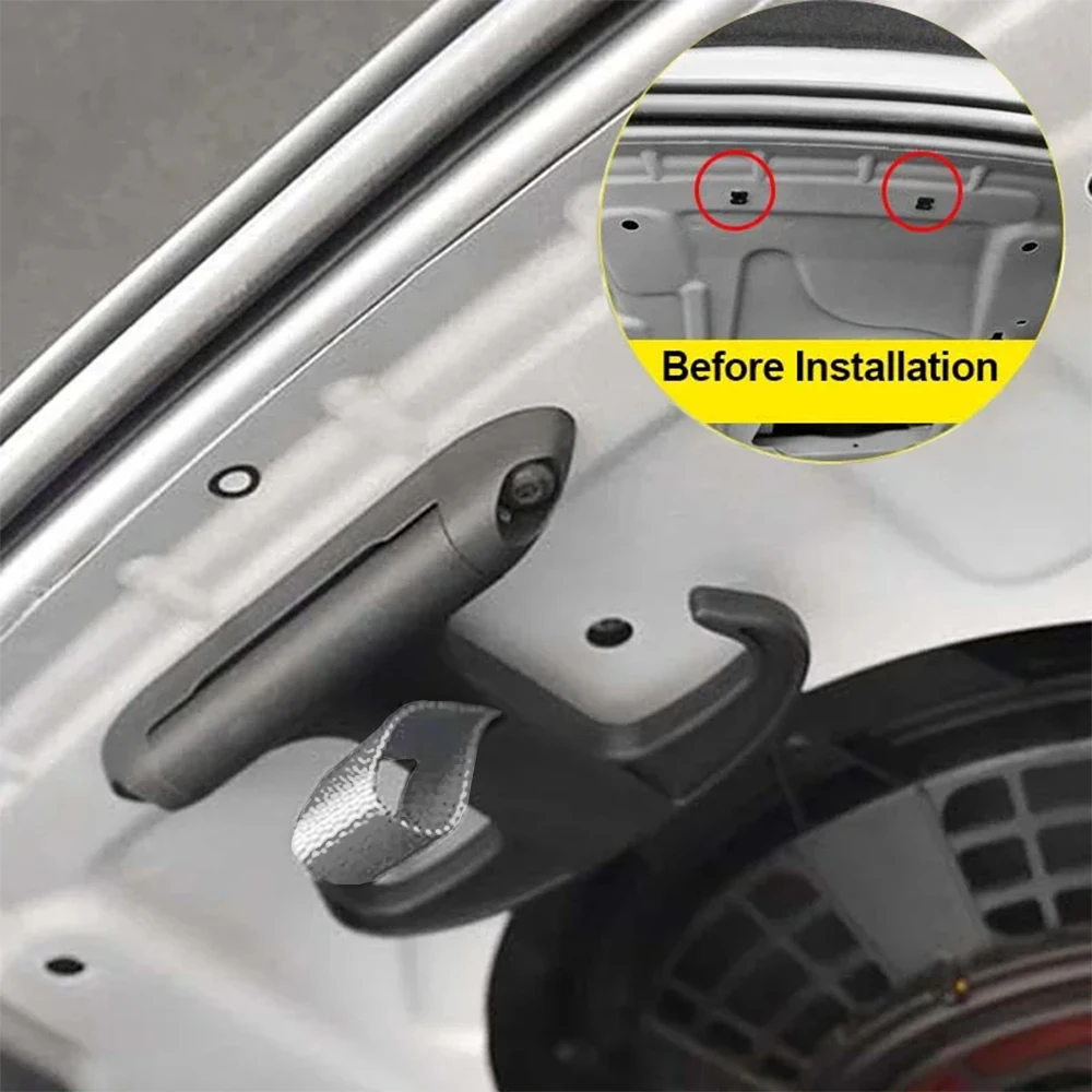 Car Cargo Trunk Bag Hook Holder Hanger Organizer Plastic For Audi A3 A4 A6 A5 A7 Black Automobile Accessories Goods car storage bag car trunk organizer trunk organizer trunk storage holder car interior organizer