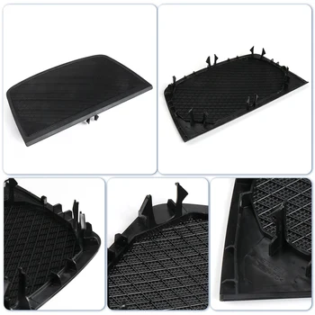 Cubierta de Altavoz Negra para el Tablero de Instrumentos 51457161796 para BMW Serie X5 X6 E70 E71, Rejilla Central, Panel de Control 1