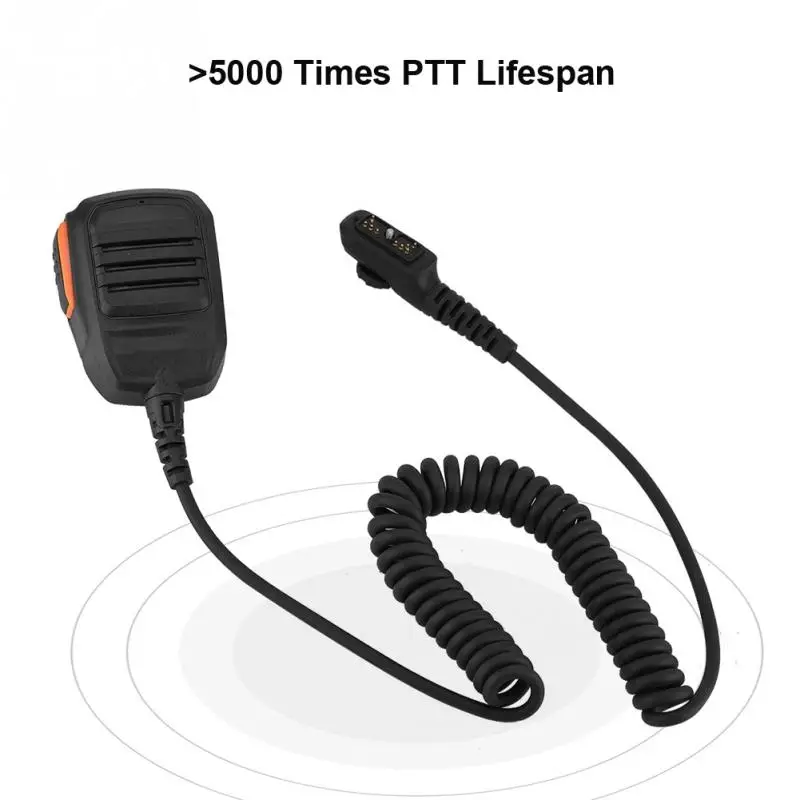 

Practical Useful Durable Portable Microphone Radio Replacement Speaker Walkie Talkie 3.5mm plug Accessories Audio