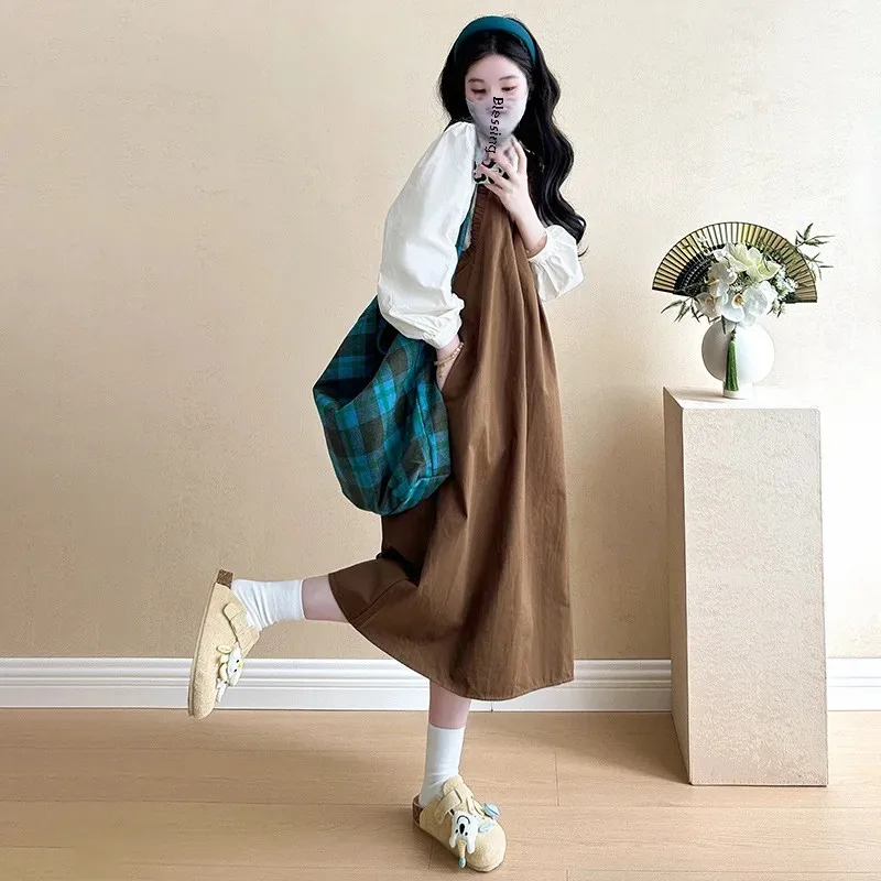 Loose Maternity Shirt And Overalls Set Autumn Hot Sale Of The Season Two-Piece Set for Pregnant Women Comfortable Breathable Clo